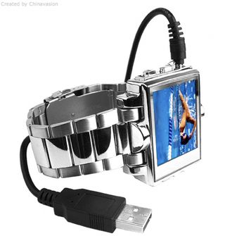 Illustration for article titled Multimedia Watch Makes Wrist Mounted Accessories Useful (Almost)